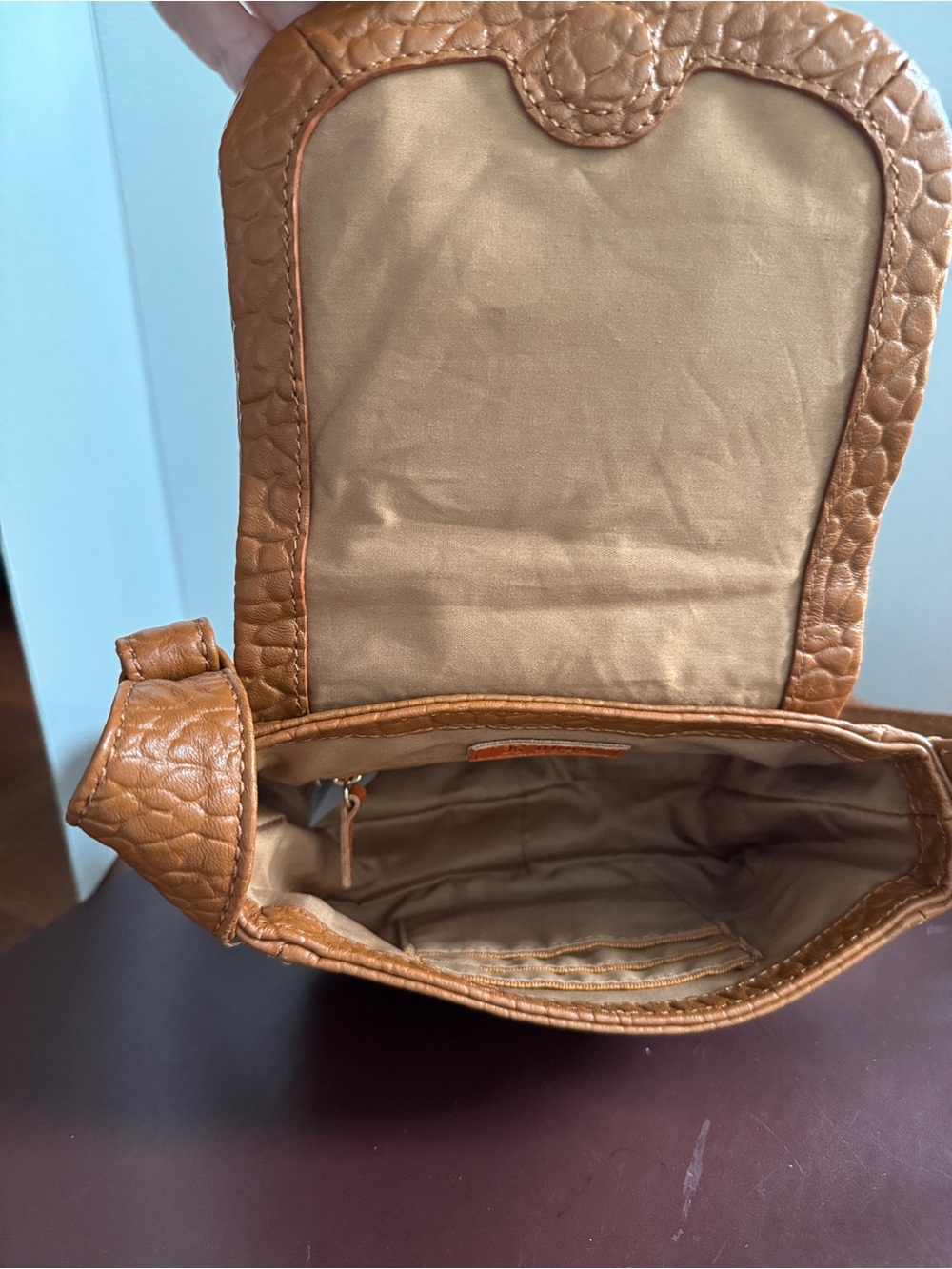 HOBO Bonita Mini Pebbled Leather Crossbody Bag EUC like NWOT - Picture 10 of 12